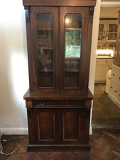 small mahogany cabinet, ver versatile due to size, very good condition