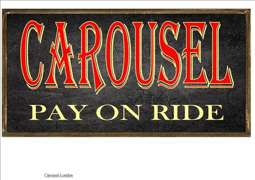 Carousel fairground ride - carousel,