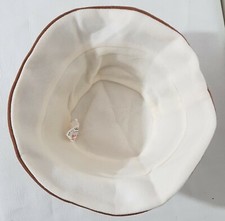 Claire Neuville Movitex Bucket Hat Womens Brown Fleece Winter Lined  28" Outdoor