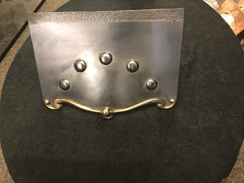 Cast iron fireplace hood - cast,