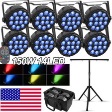 140W 14LED Par Light DMX RGBW Stage Bar Wash Lighting DJ Disco Party Show Lights