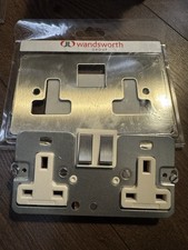 WANDSWORTH DOUBLE SOCKET WHITE