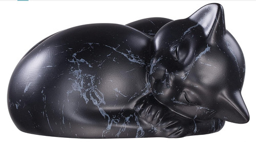 Sleeping cat urn for - sleeping, ashes