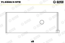 Glyco 71-4580/4 STD Connecting
