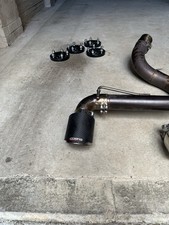 Cobra Sport Pair of 4" Slash Cut Tip Carbon Fibre Exhaust Tailpipe Upgrade