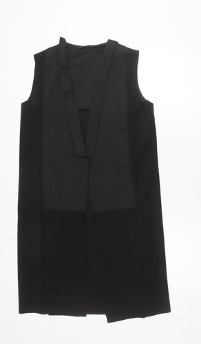 Zara womens black waistcoat - zara,