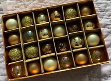 Mini Glass Baubles 24 Pack