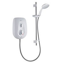 Mira Go 9.5Kw Electric Shower Temperature And Power Controls 110mm Showerhead
