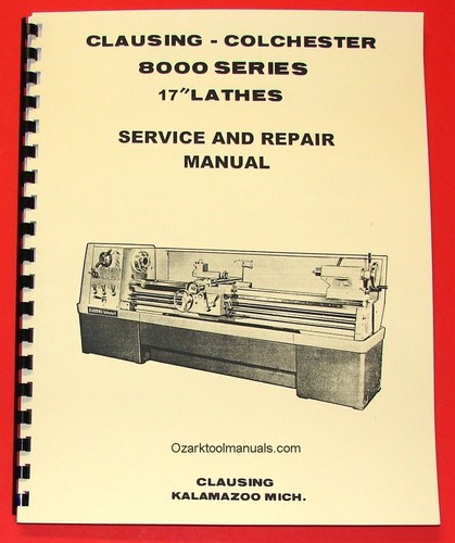 Clausing colchester 8000 - clausing, 17"