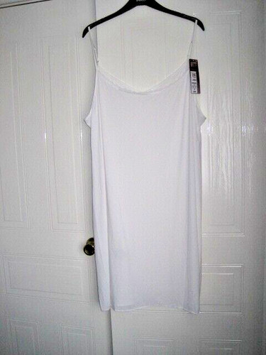 White cooling full slip - white,