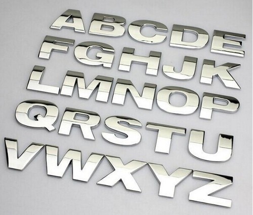 New chrome self adhesive - 3d, self-adhesive