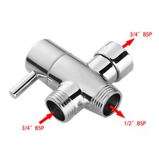 Shower Diverter 3/4" 1/2" BSP