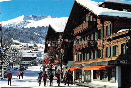 Lenk simmental village road - simmental,