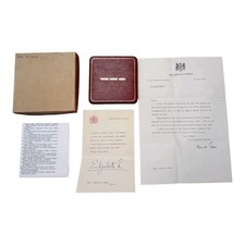Red Cross Society Ladies British Empire Medal & Paperwork To Mrs Phyllis Gray