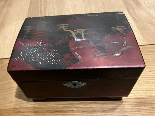 Japanese painted lacquer