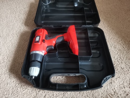 Black and decker drill - black,