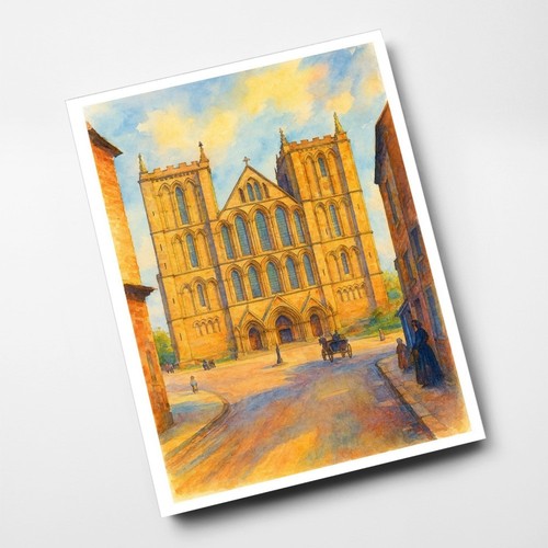 Print ripon cathedral - ripon,