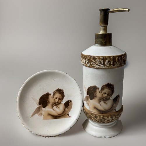 Vintage cherub angel bathroom - angel,