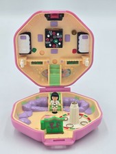 Vintage 1990 Bluebird Polly Pocket Suki's Japanese Teahouse W/ Atsuko Figure
