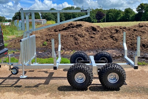 Heavy duty atv log trailer - heavy,
