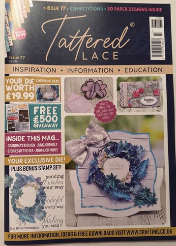 Tattered lace magazine issue - lace,