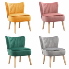 Velvet Occasional Single Chair