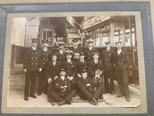 Real photo stoneygate tram depot leicester 1905.