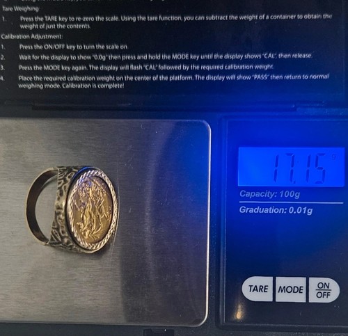 Gold sovereign coin - gold, 1913