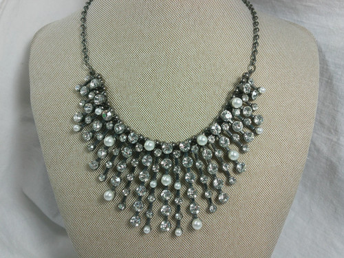 Vtg gun metal gray glass - vtg, stone