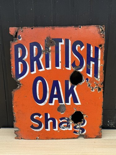 British oak shag enamel - british,