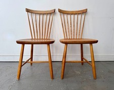 Pair of Vintage Swedish Dining Chairs by Carl Malmsten