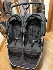 Britax Double Pushchair With Carrycot And Raincover