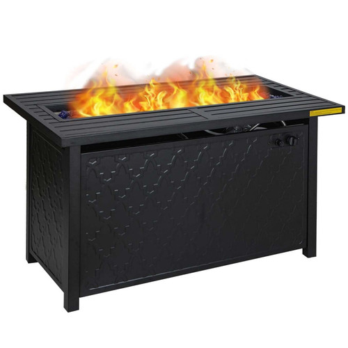 Propane gas fire - fire, table
