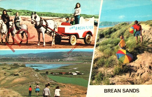 Picture postcard brean sands - postcard>,