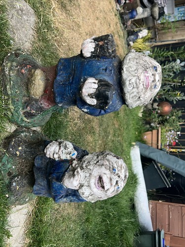 Garden gnome concrete statues - gnome,