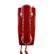 TelPal Red Wall Mounted Corded