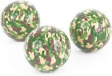 Camo Golf Balls 3-Pack Novelty Gift for Golfers Camouflage Gofl Balls Funny Golf