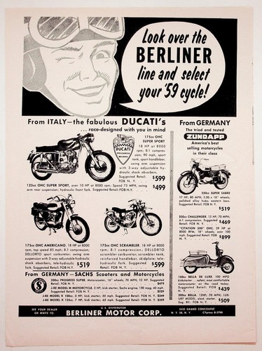 1959 ducati zundapp sachs - ducati,