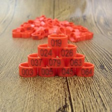 100pcs 8mm Bird Leg Rings