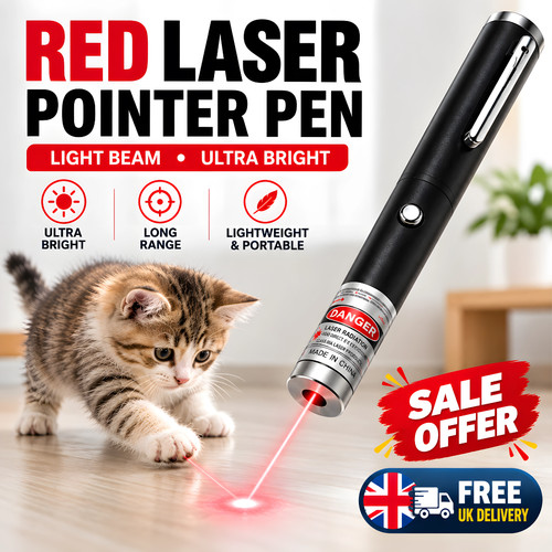 Red laser pointer - red, light