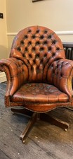 Captins Chair Leather Antique