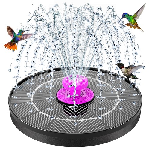 Solar bird bath - solar, fountain