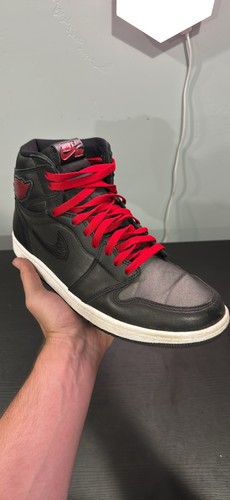 Jordan high black satin - -,