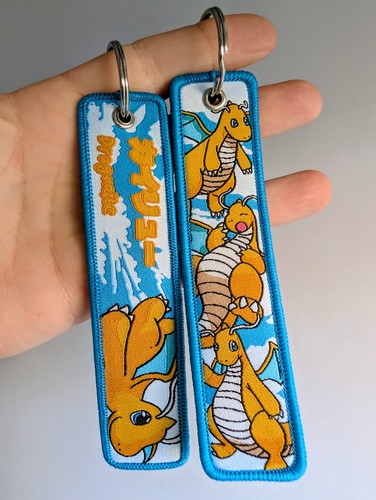 Pokémon embroidered keyring - embroidered,