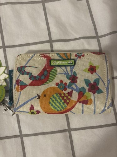 Lily bloom bird zip purse - lily,
