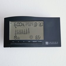 Oregon Scientific Digital Alarm Clock Temperature & Calendar Black BA218 Tested