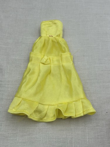 Barbie doll yellow strapless - barbie,