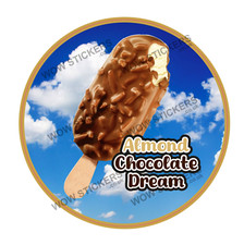 Ice cream van sticker Almond