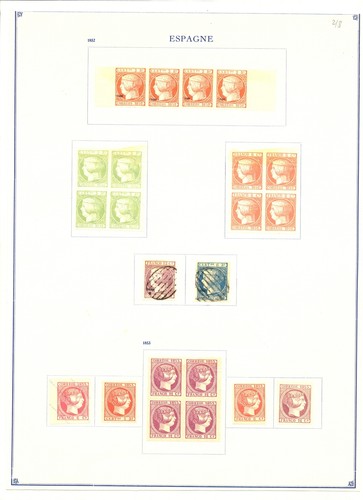 Spain fournier forgery - spain, forgery-affixed