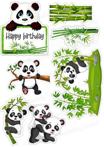 Panda animal cake - animal,